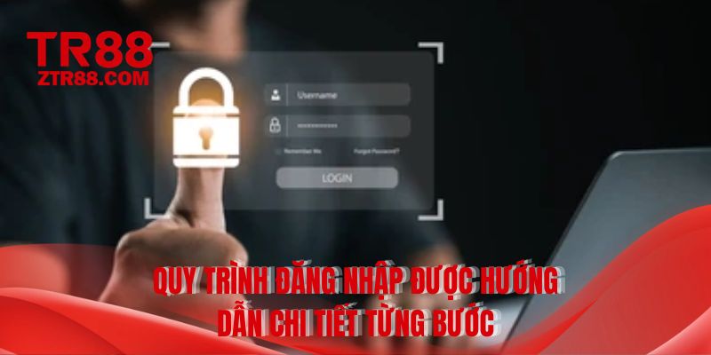Quy trình đăng nhập được hướng dẫn chi tiết từng bước